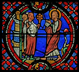 St. Andreas wordt verwelkomd in Nicea