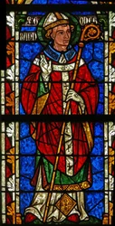 Raam w9 met St. Godegrande