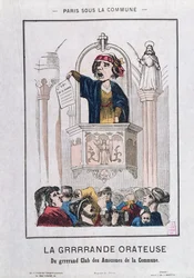 Vrouwenclub tijdens de Commune, 1871