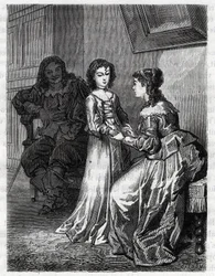 Je hoofd is schuldig als je hart niet schuldig is, vertelde Madame de Lanclos haar dochter Anne "Ninon" van de Enclos (of Ninon de Lenclos of Ninon de Lanclos).