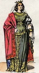 Portret van Brunehaut