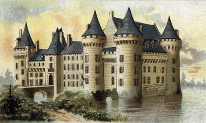 Uitzicht op het kasteel van Sully (Loiret)