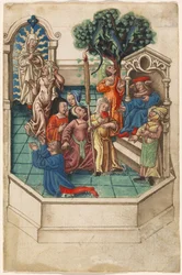 De laster van Apelles (fol. 6 recto)