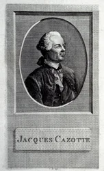 Portret van de auteur Jacques Cazotte 1720-1792, 18e eeuw