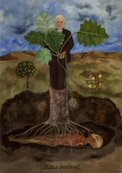 Retrato van Luther Burbank