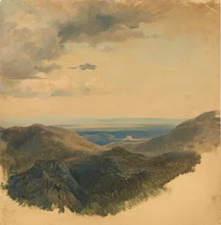 Uitzicht op het Donaudal