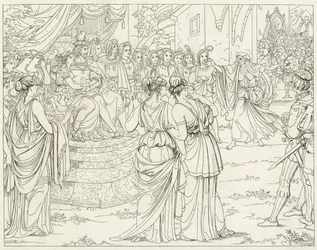 Illustratie voor Goethes Faust
