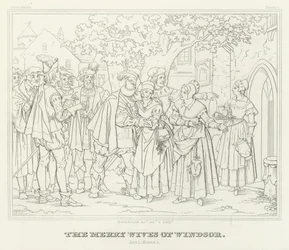 De Vrolijke Vrouwtjes van Windsor, Act I, Scene 1