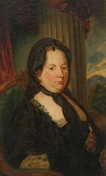 Keizerin Maria Theresia in rouwkleding