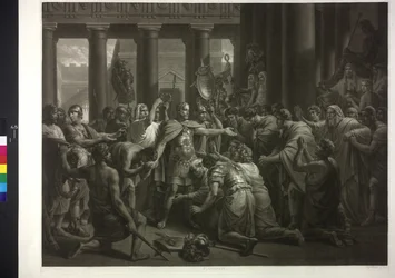 Uit de Romeinse geschiedenis (Livy Camillus is naar de sterke man geroepen)