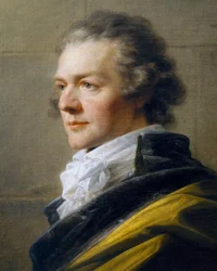 Portret van Johann Nepomuk Hunczovsky, schilderij door Heinrich Friedrich Fuger
