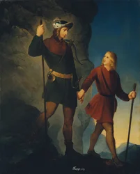 De redding van keizer Maximiliaan I uit de Martinswand