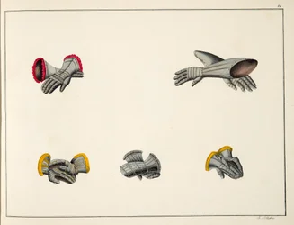 Handschoenen, plaat uit 