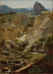 Gebied onder Cervaras in het Aequera-gebergte