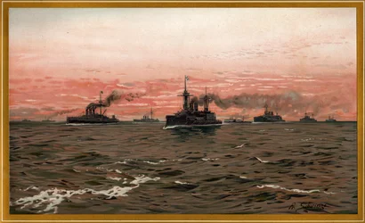 De auteur stierf in 1913, dus dit werk is in het publieke domein in zijn land van herkomst en andere landen en gebieden waar de auteursrechttermijn het leven van de auteur plus 100 jaar of minder is. U moet ook een Amerikaanse publieke domein-tag toevoegen