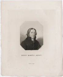Portret van Ernst Moritz Arndt, 1817