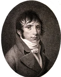 Portret van Luigi Cherubini (ets)