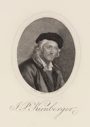 Portret van de componist Johann Philipp Kirnberger 1721-1783