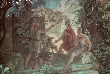 Odysseus bij de varkenshoeder Eumaeus, Scènes uit de Odyssee