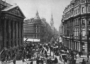 The Mansion House en Cheapside, ca. 1896