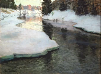 Bergstroom. Winter