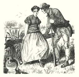 Primrose Tijd en Sneeuw Tijd (gravure)