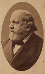 Portret van de componist Ferdinand von Hiller 1811-1885, ca. 1880