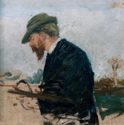 Otto Modersohn schilderij