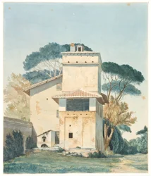 Atelier van Rafaël in de tuin van Villa Borghese, Rome