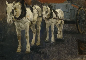 Hester / Paarden, ca 1902 (schilderij)