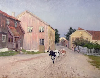 Straat in Hokksund