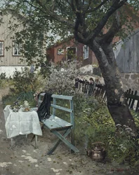 Zomerdag in de tuin