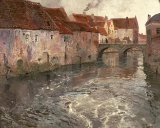 De brug bij Antwerpen (of Oudenard), 1902