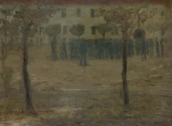 Op de kazerneplaats