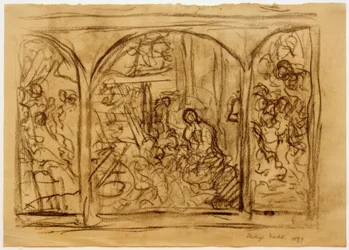 Compositieschets "De Heilige Nacht"