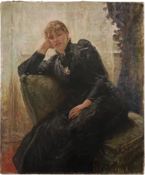 Portret van een dame (Portret van Therese Karl)