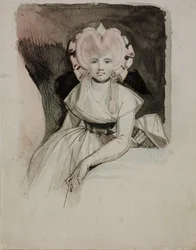 Portret van de vrouw van de kunstenaar