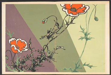 Shasei sôka môyô, Patronen van planten en bloemen uit het leven