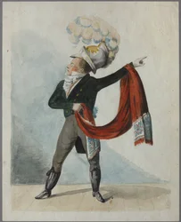 Fyodor Fyodorovich Kokoshkin (1773-1838) door Sotnikov, Fyodor Grigoryevich (actief begin 19e eeuw)