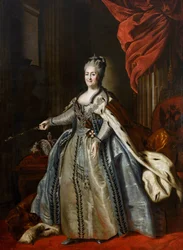 Portret van keizerin Catharina II (1729-1796)