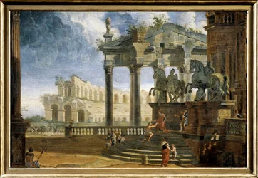 Campidoglio paleis, schilderij