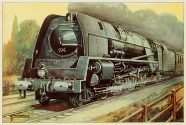 Belgische Nationale Spoorwegen, gestroomlijnde expres passagierslocomotief