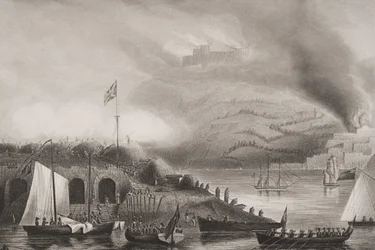 De Bestorming van San Sebastian, 31 augustus 1813, illustratie uit 