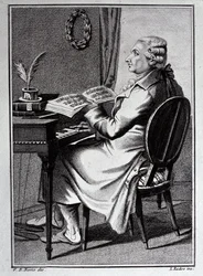 Portret van Antonio Sacchini (tekening)