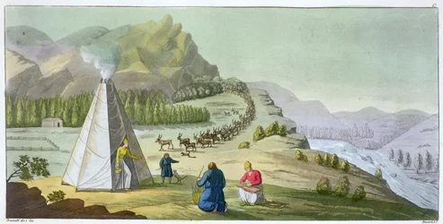 Rendieren Hoeden, Lapland, plaat 47 uit 