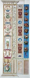 Paneel uit de Raphael Loggia in het Vaticaan, uit 