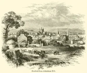 Hereford vanaf Athelstane Hill