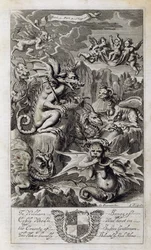 Scène van de hel, illustratie uit Boek 1 Deel 3 Hoofdstuk 10 van 