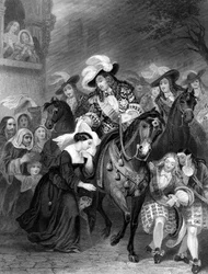 Lodewijk XIV en de Zuster van Liefdadigheid