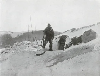 Browning bij de iglo-deur, 1912, 1913